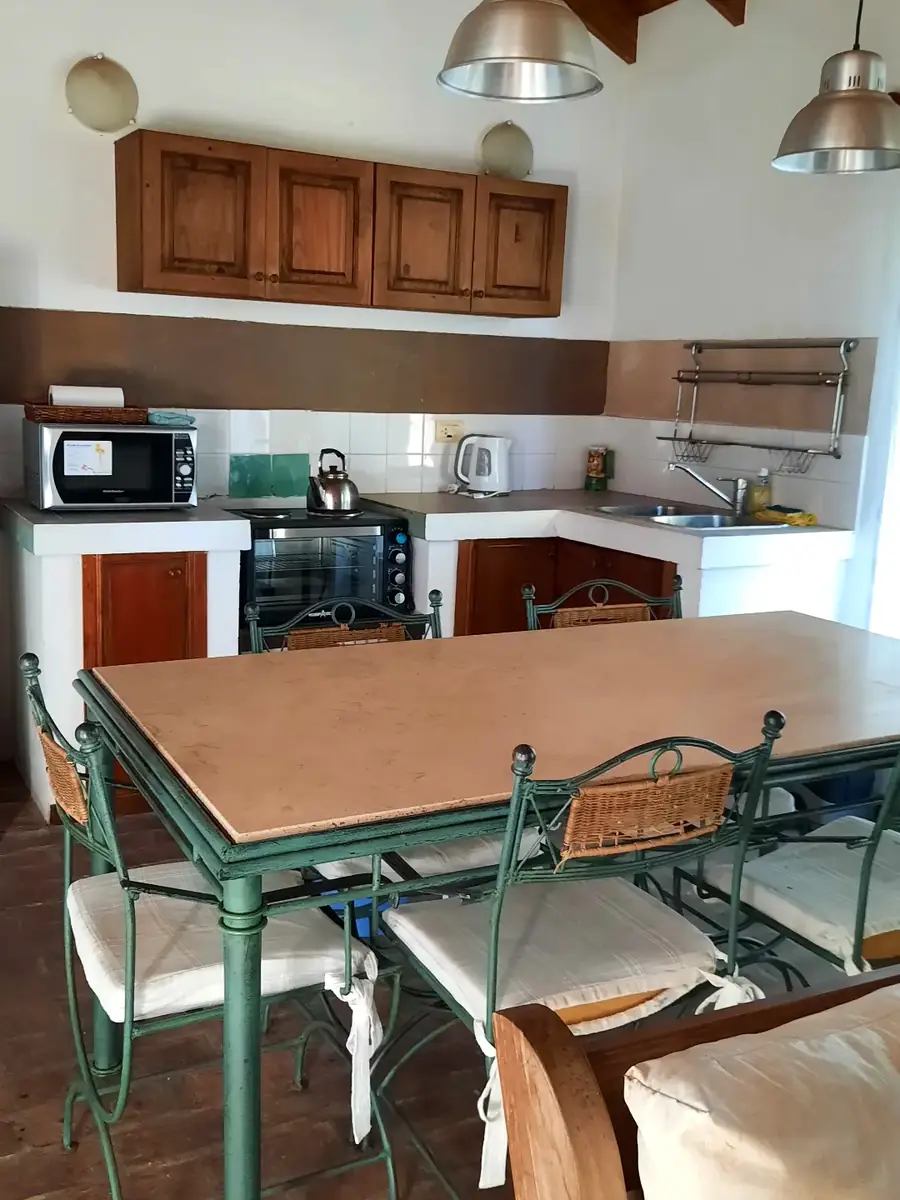 La cocina comedor, en El Álamo.