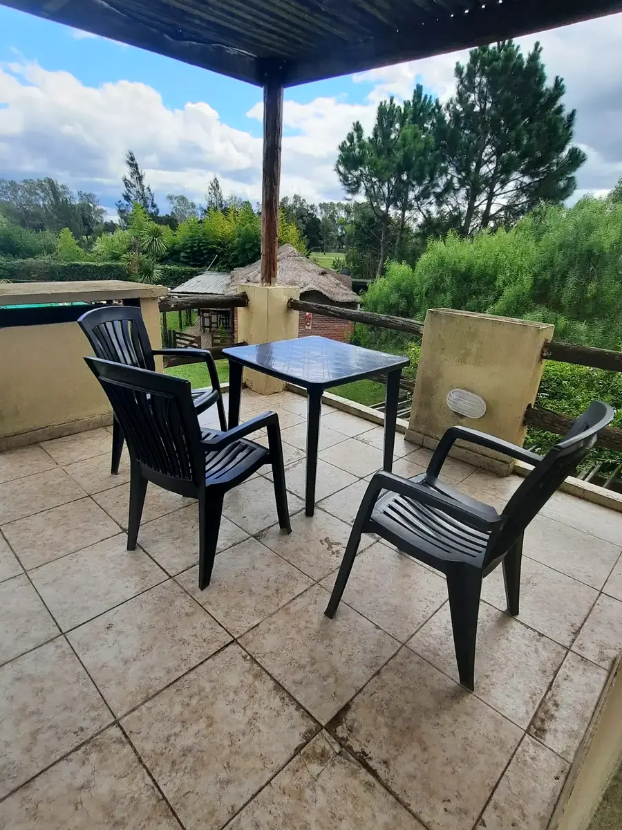 La terraza de la casa Rosa, en planta alta.